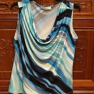 Kasper Knit Cowl Top